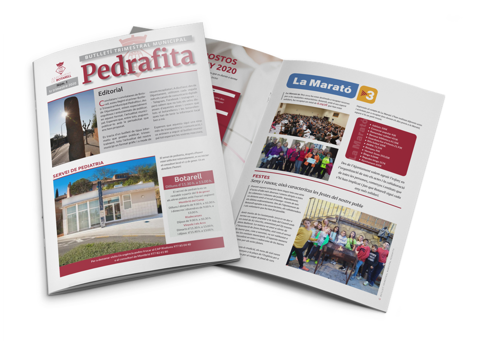 Disseny de revista i impressió de butlletí 